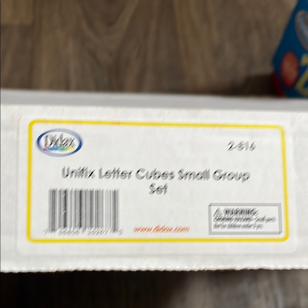 White Unity Letter Cutout Set with Barcode